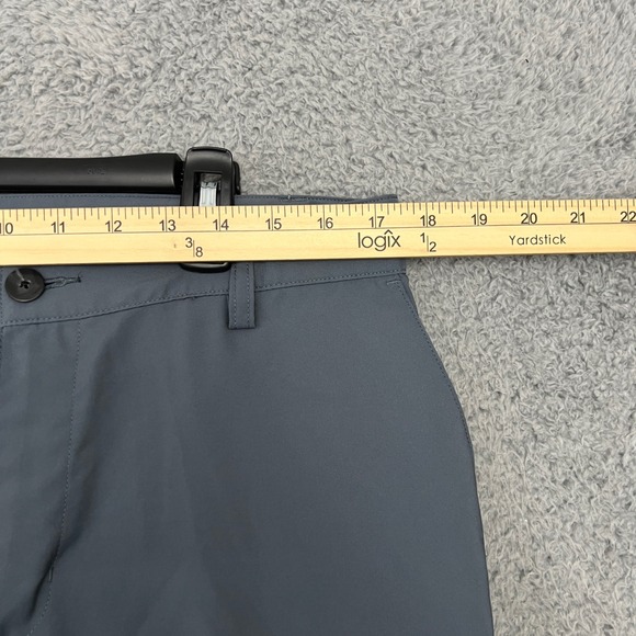 Adidas Pants Mens 34x32 Golf Performance Clima Lite 3 Stripes Gray Casual - Picture 10 of 11